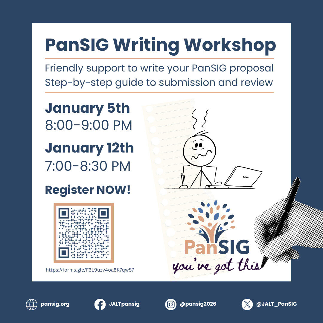 PanSIG writing workshops